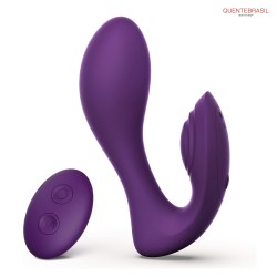 Tracy's Dog Vibrador de Controle Remoto Brinquedos Sexuais Flexíveis para Estimulação Dupla Vibradores de Ponto G Clitoriano para Mulheres